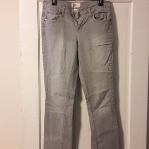 Gray jeans